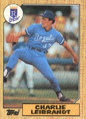 1987 Topps Baseball Cards      223     Charlie Leibrandt